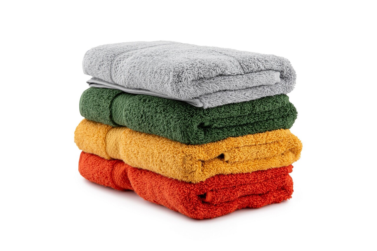 Set prosoape, L'essentiel Maison, Colorful 50, Terra / Muștar / Kaki / Gri - imagine 3